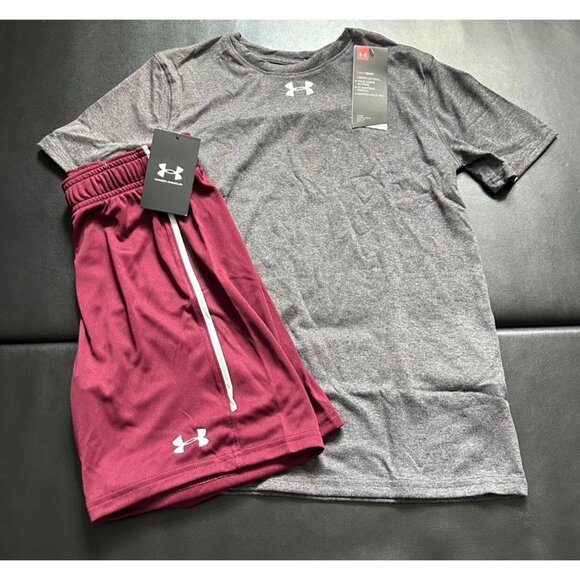 NWT Under Armour Athletic Set Boys Youth Size Medium - Picture 1 of 4